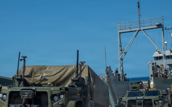 Balikatan 2026: 3rd MLR Marines, 1MDTF Soldiers unload NMESIS, HIMARS on Calayan