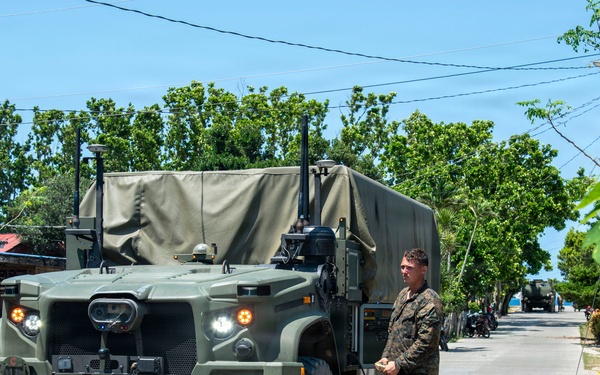 Balikatan 2026: 3rd MLR Marines, 1MDTF Soldiers unload NMESIS, HIMARS on Calayan