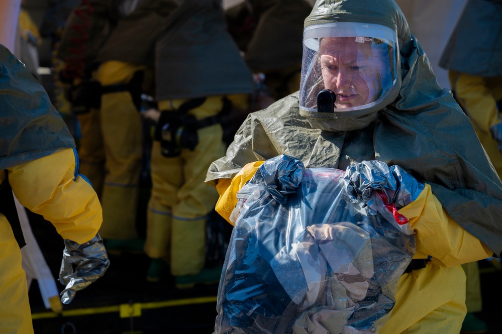 48 MDG Airmen exercise CBRNE response procedures