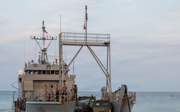 Balikatan 2026: 3rd MLR Marines, 1MDTF Soldiers unload NMESIS, HIMARS on Calayan