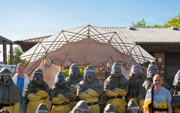 48 MDG Airmen exercise CBRNE response procedures