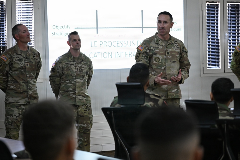 US service members participate in multinational academics during African Lion 26