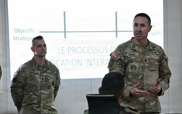 US service members participate in multinational academics during African Lion 26