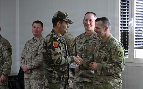 US service members participate in multinational academics during African Lion 26