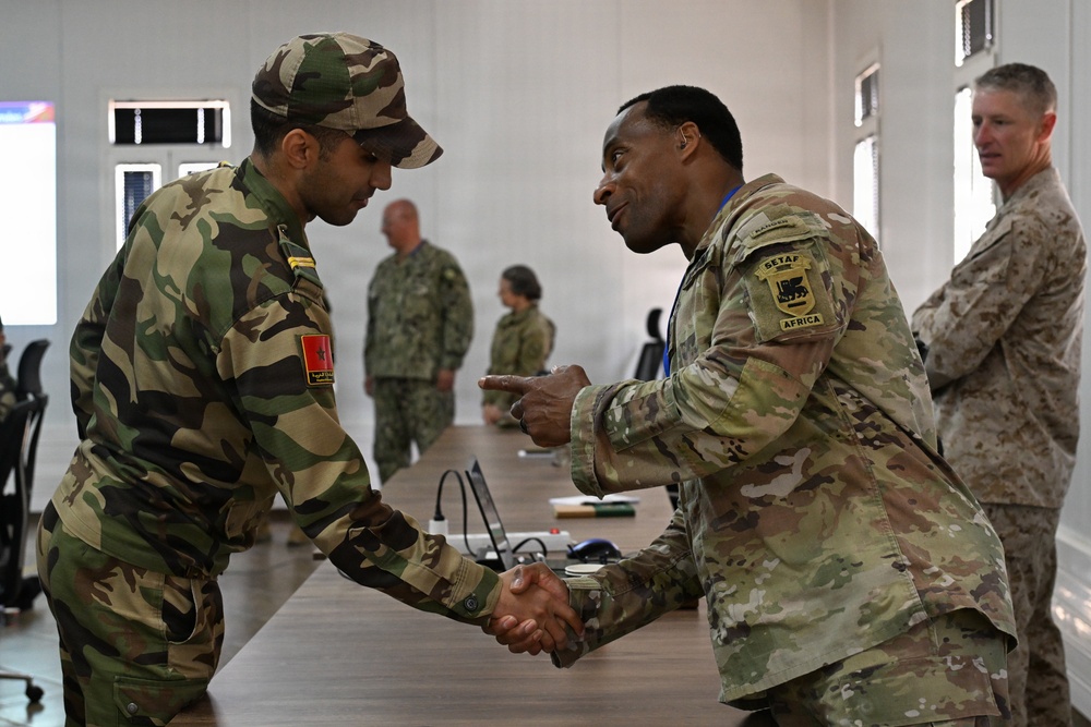 US service members participate in multinational academics during African Lion 26