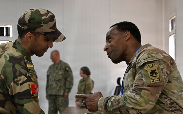 US service members participate in multinational academics during African Lion 26