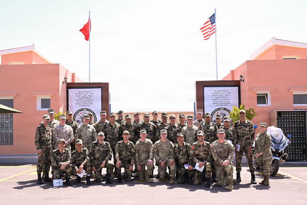 US service members participate in multinational academics during African Lion 26