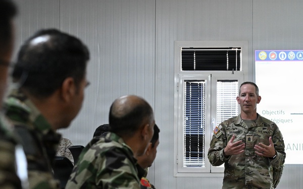 US service members participate in multinational academics during African Lion 26