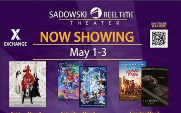 Sadowski Theater schedule May 1-3