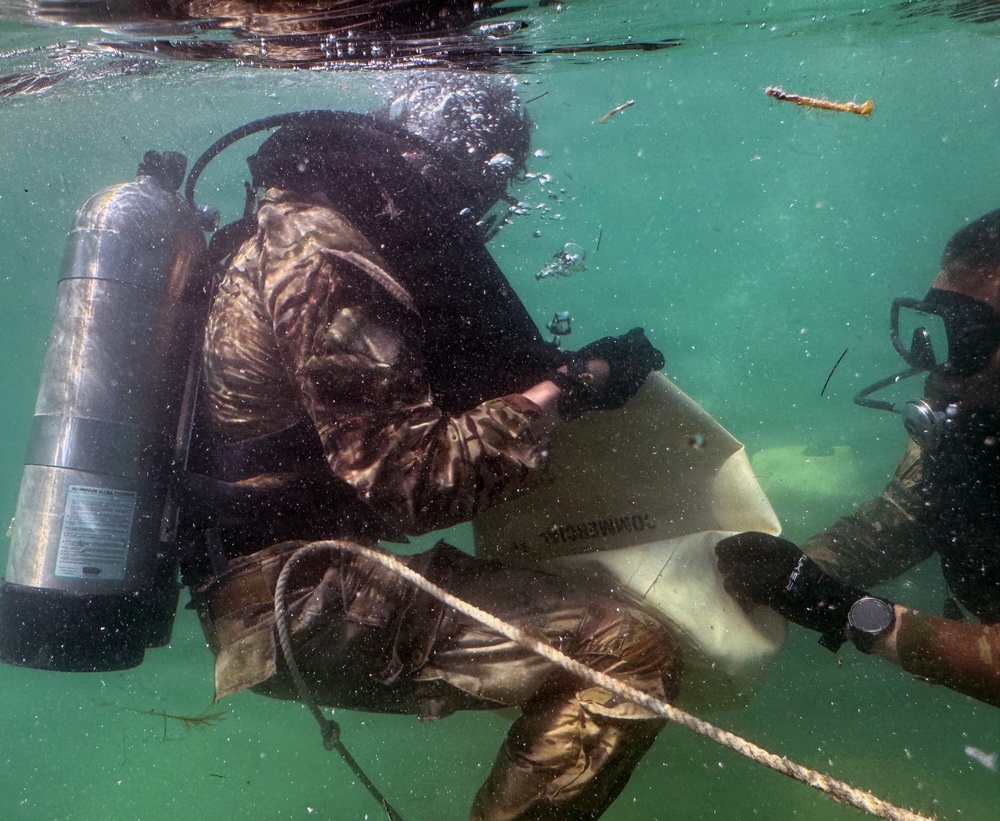 Combat Diver Qaulification Course Students Training