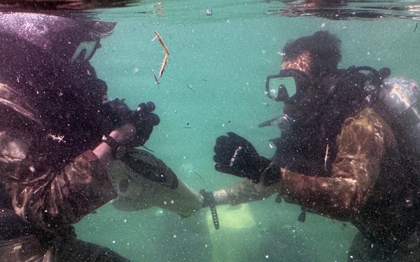 Combat Diver Qaulification Course Students Training