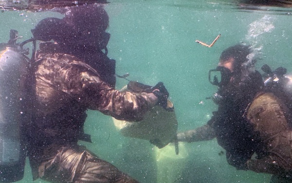 Combat Diver Qaulification Course Students Training