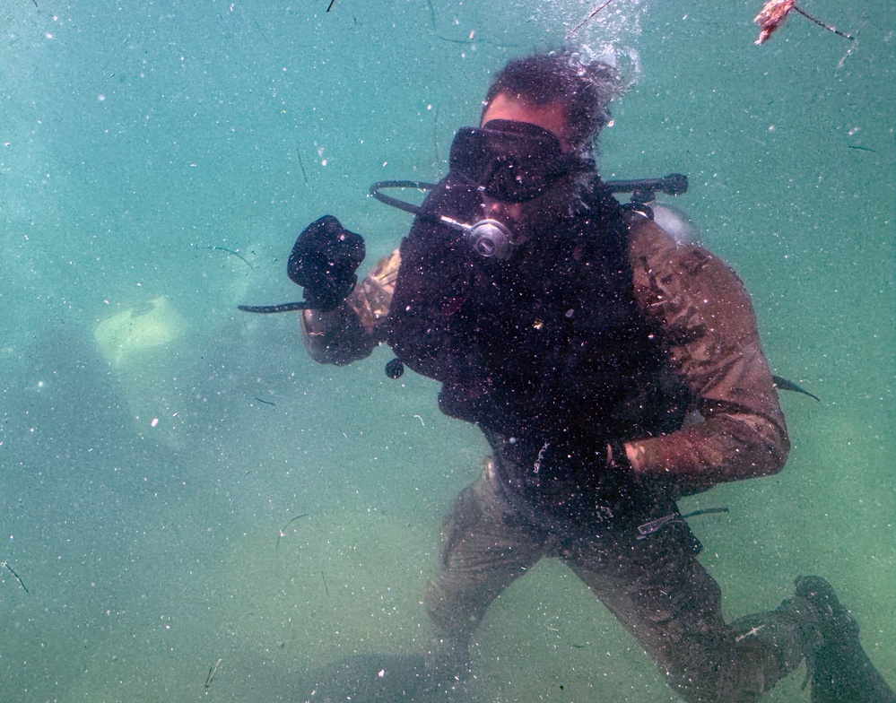 Combat Diver Qaulification Course Students Training
