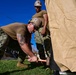 NMCB-1’s Seabees construct temporary shelter for Tinian citizens affected by Typhoon Sinlaku