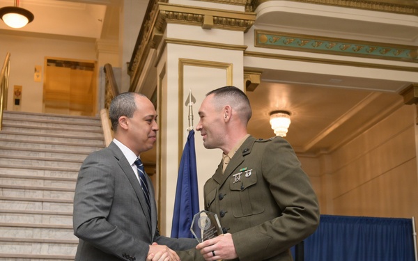 Unsung Hero: USMC Officer Awarded by VA Attorney General
