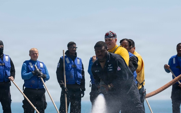 IKE departs Norfolk Naval Shipyard for Sea Trials