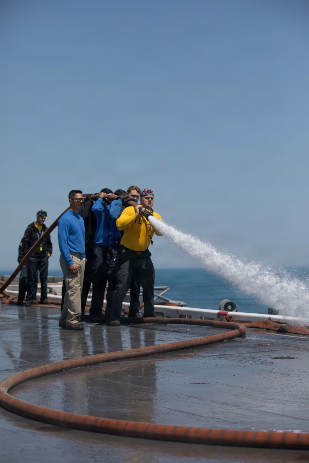 IKE departs Norfolk Naval Shipyard for Sea Trials