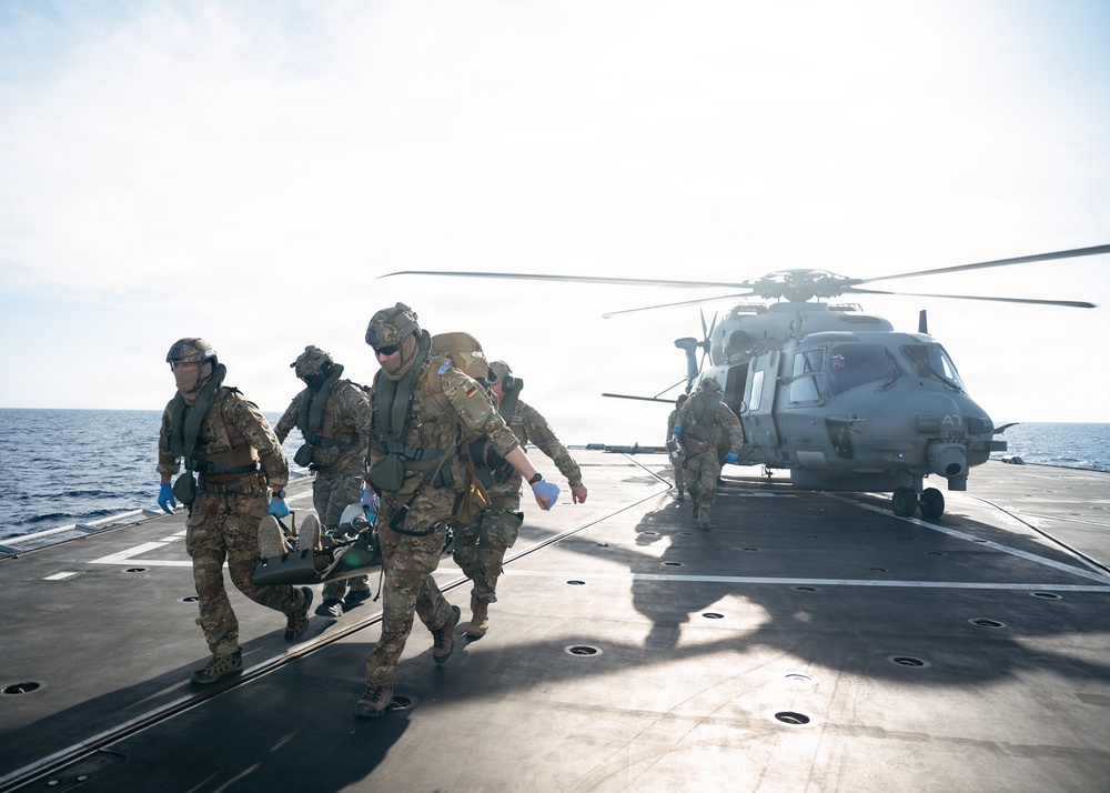 Multinational forces conduct MEDEVAC training during Flintlock 2026