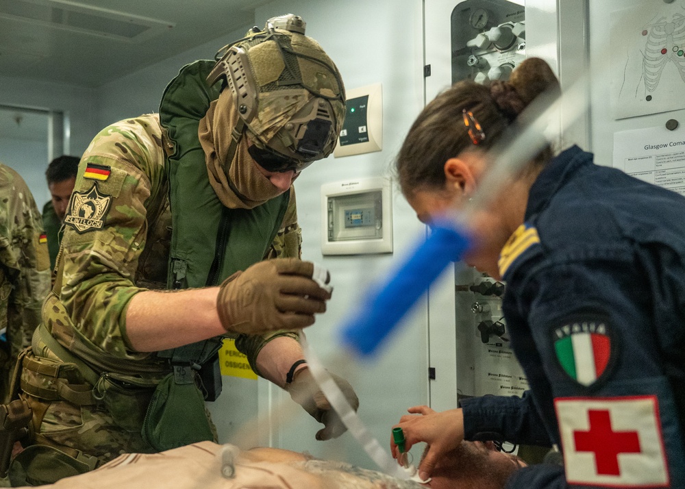 Multinational forces conduct MEDEVAC training during Flintlock 2026