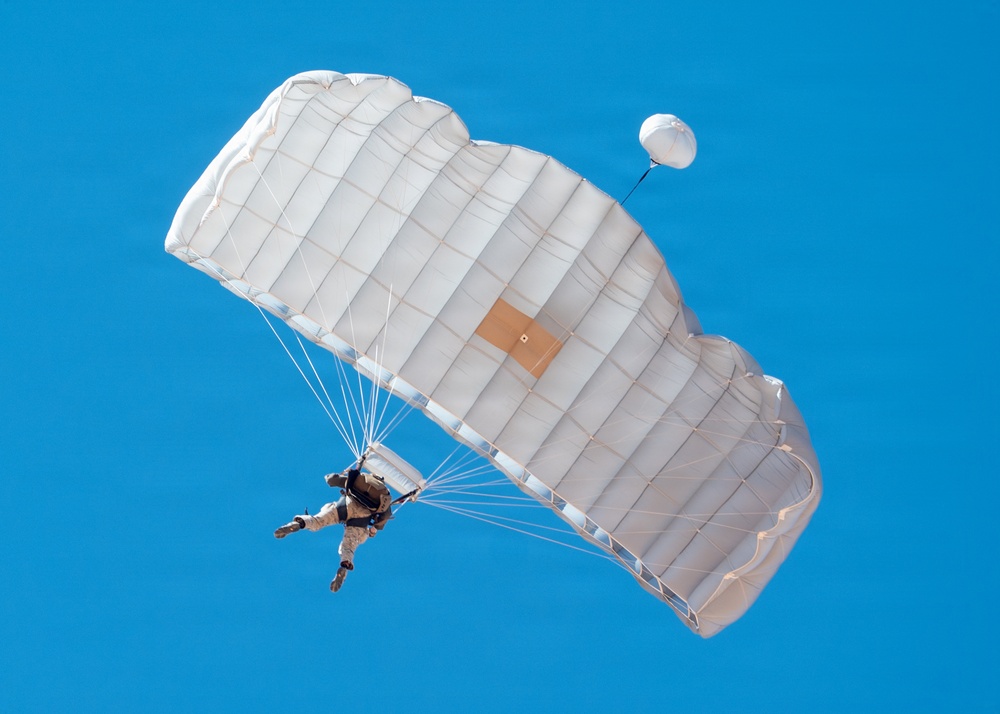 Multinational forces conduct military free fall training during Flintlock 2026