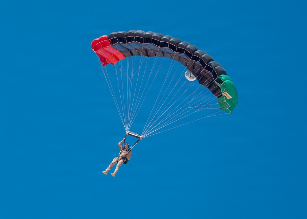 Multinational forces conduct military free fall training during Flintlock 2026