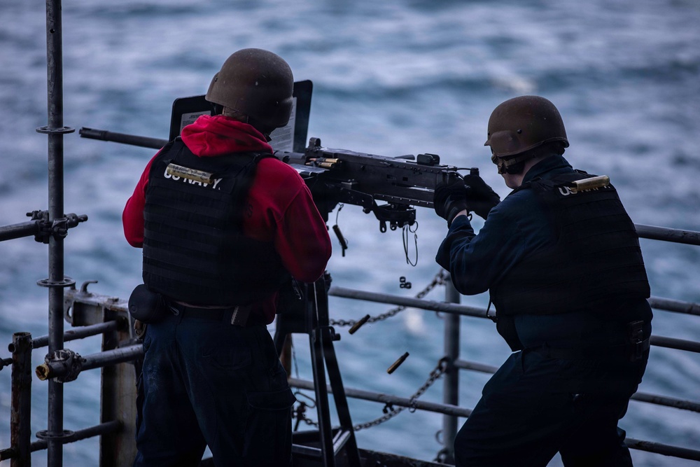 IKE conducts .50-caliber heavy machine gun training