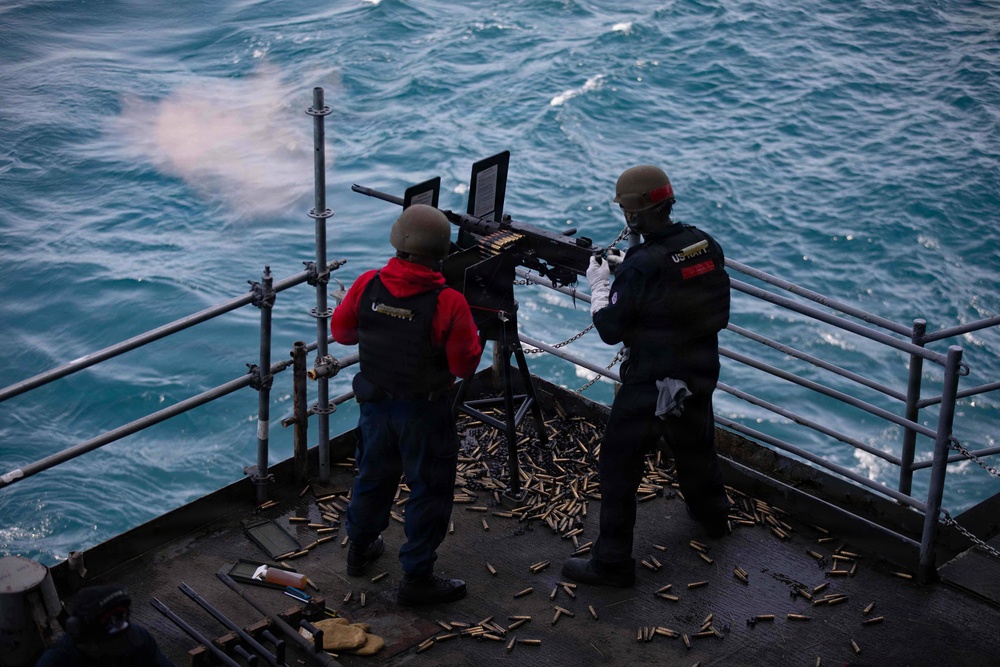IKE conducts .50-caliber heavy machine gun training