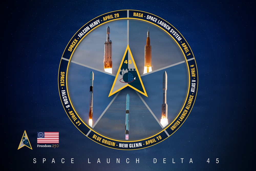 Space Launch Delta 45 Shatters 60-Year Record with Five Different Rocket Launches in April