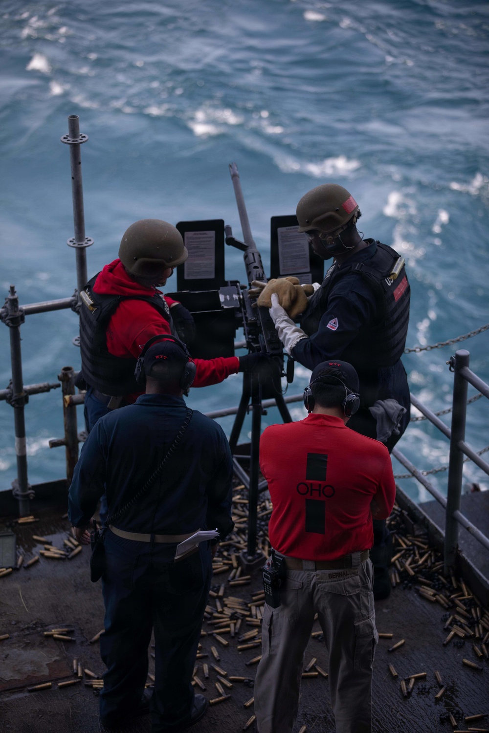 IKE conducts .50-caliber heavy machine gun training