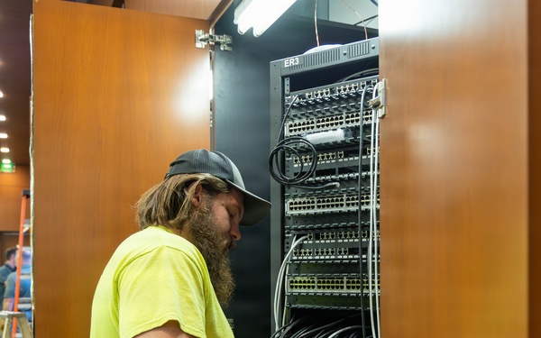 “We’re replacing everything — screens, systems, all of it,” A closer look into command center and conference room renovations