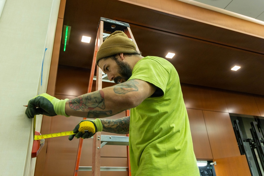 “We’re replacing everything — screens, systems, all of it,” A closer look into command center and conference room renovations