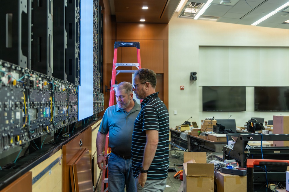 “We’re replacing everything — screens, systems, all of it,” A closer look into command center and conference room renovations