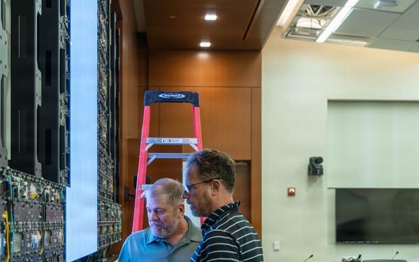 “We’re replacing everything — screens, systems, all of it,” A closer look into command center and conference room renovations