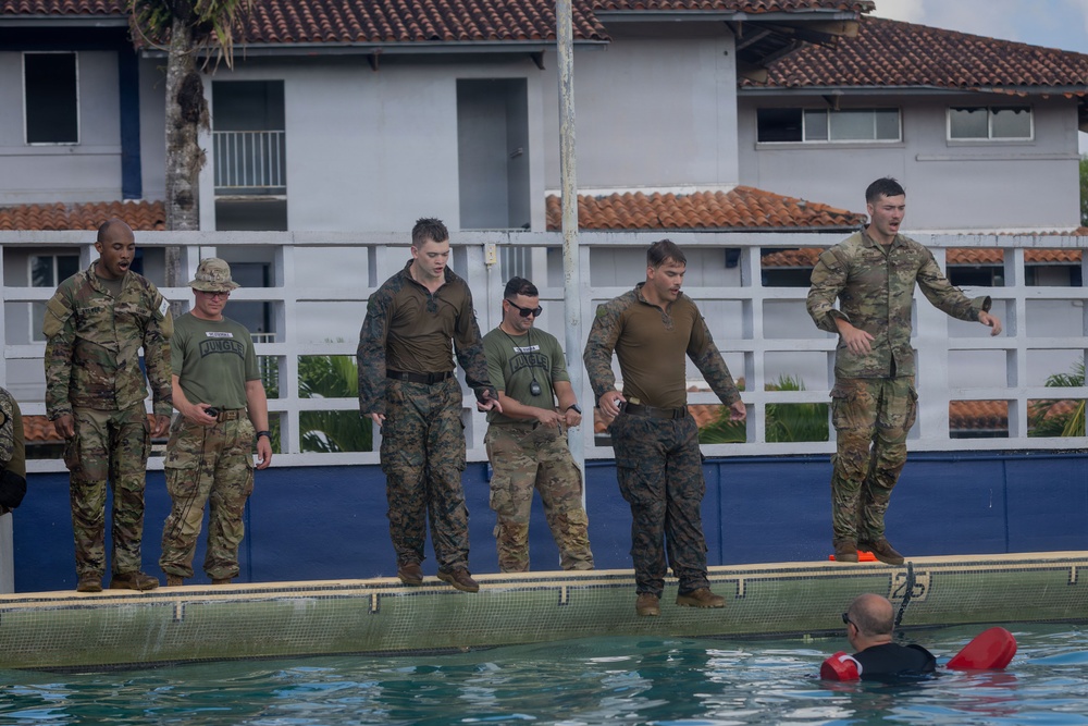 Combat Water Survival Assessment enhances readiness during Jungle Operations Training Course in Panama