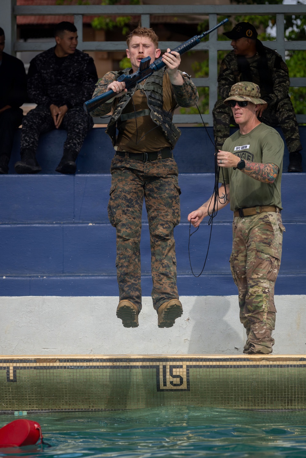 Combat Water Survival Assessment enhances readiness during Jungle Operations Training Course in Panama