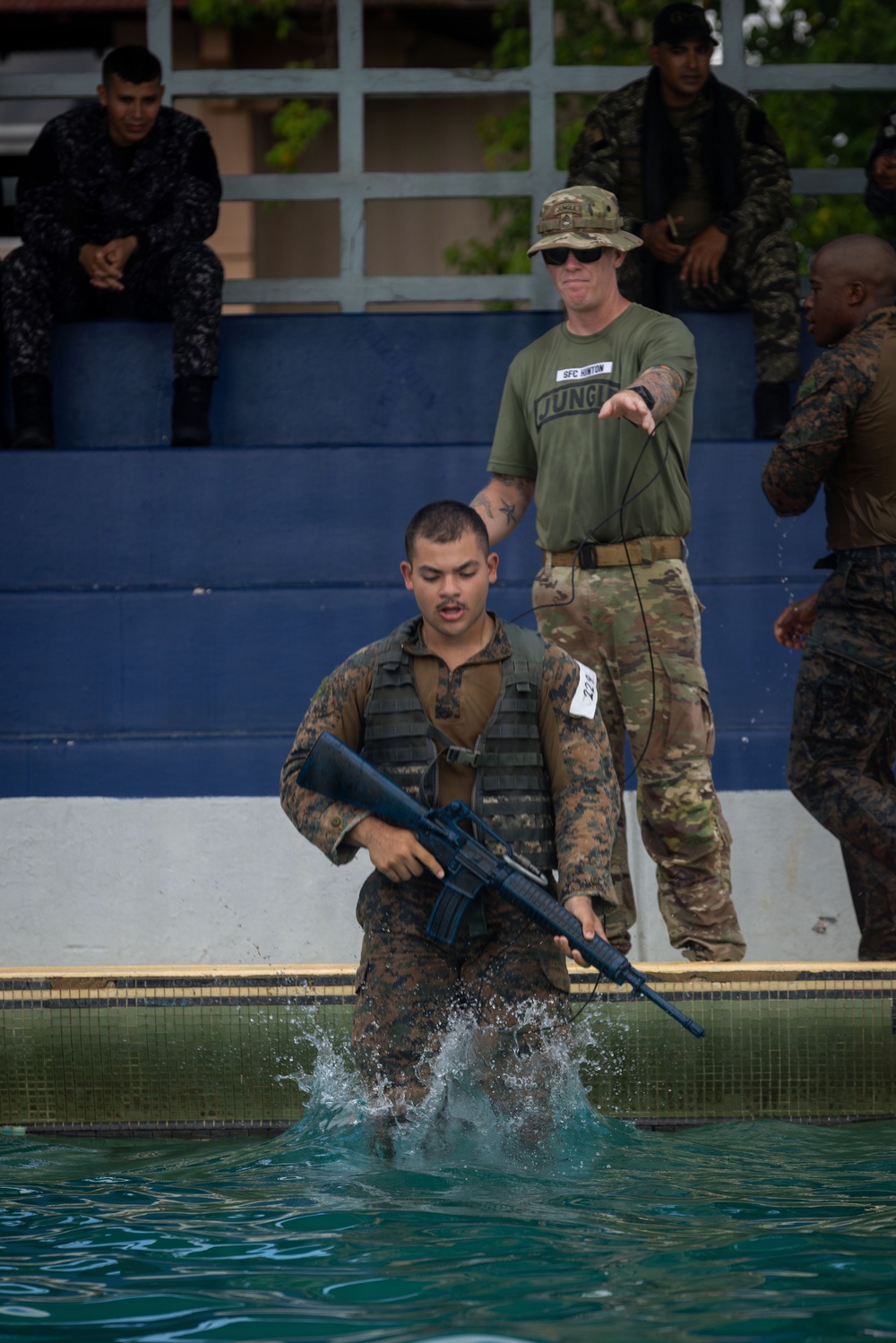 Combat Water Survival Assessment enhances readiness during Jungle Operations Training Course in Panama