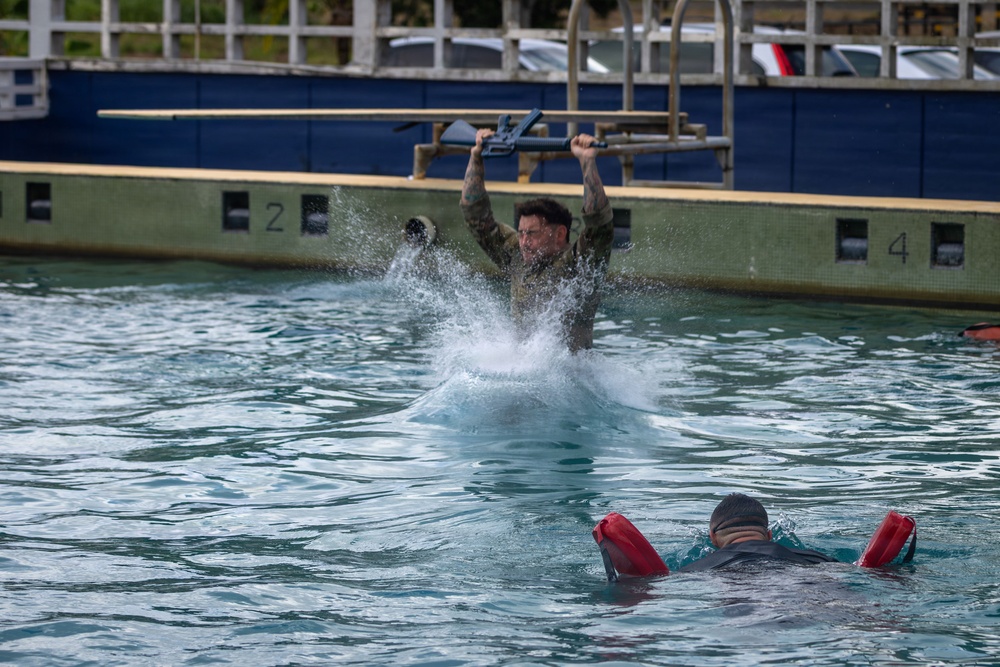 Combat Water Survival Assessment enhances readiness during Jungle Operations Training Course in Panama