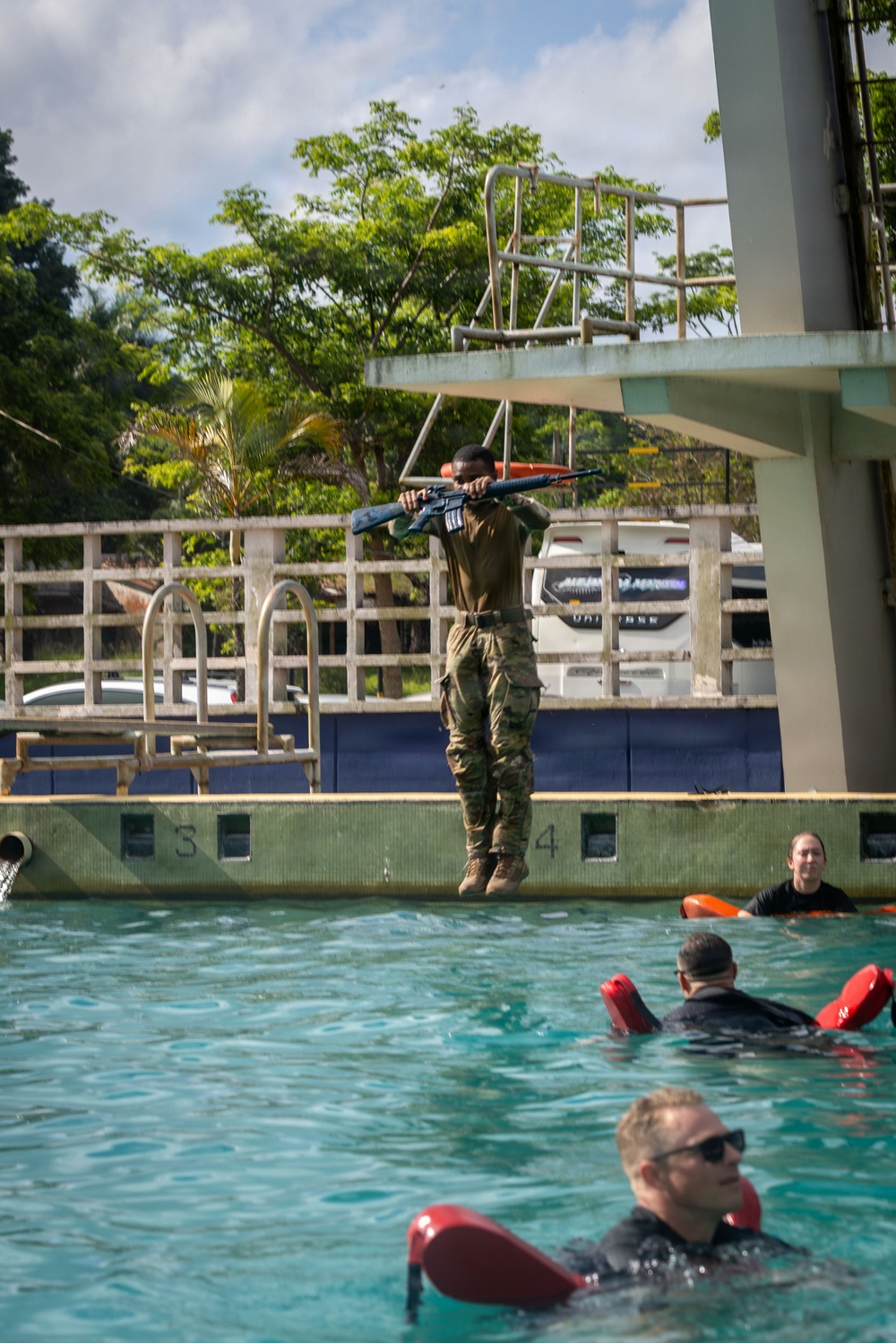 Combat Water Survival Assessment enhances readiness during Jungle Operations Training Course in Panama