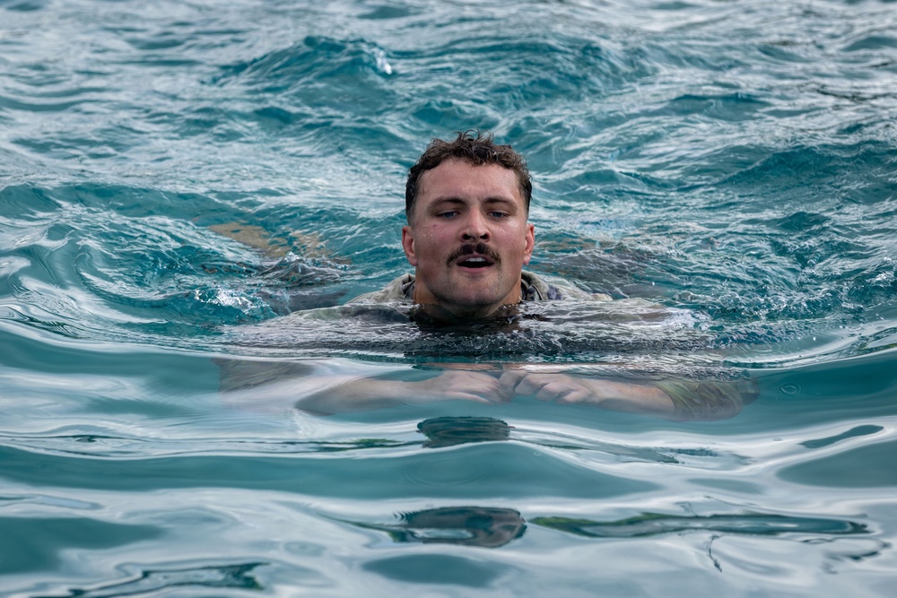 Combat Water Survival Assessment enhances readiness during Jungle Operations Training Course in Panama
