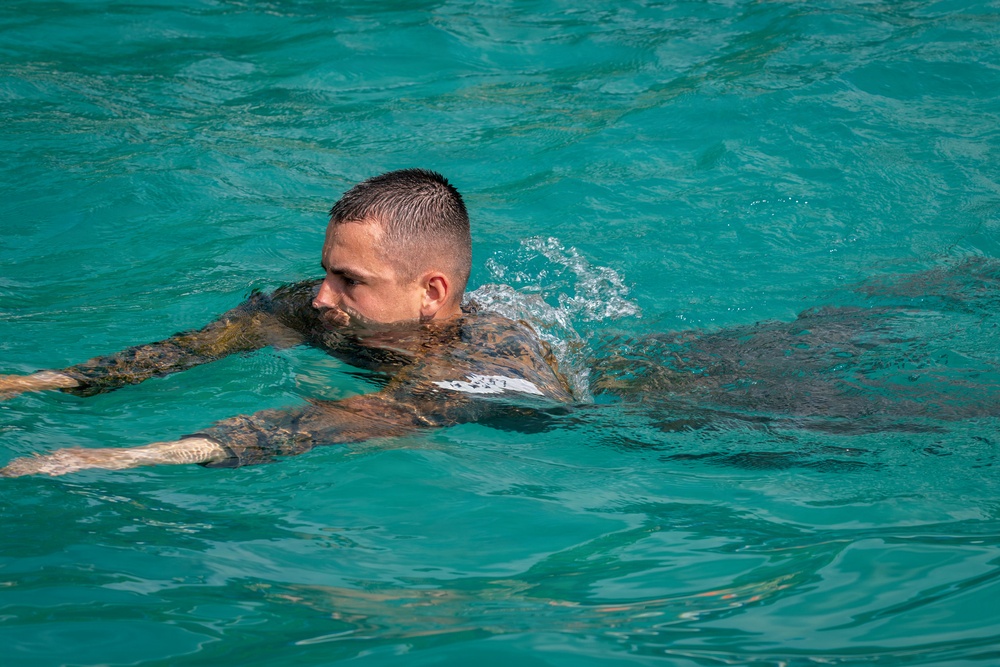 Combat Water Survival Assessment enhances readiness during Jungle Operations Training Course in Panama