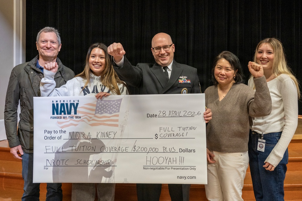 Seattle student earns NROTC scholarship, selects Duke University