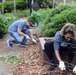 Keesler volunteers spruce up the Butterfly Garden for Gold Star Families' event