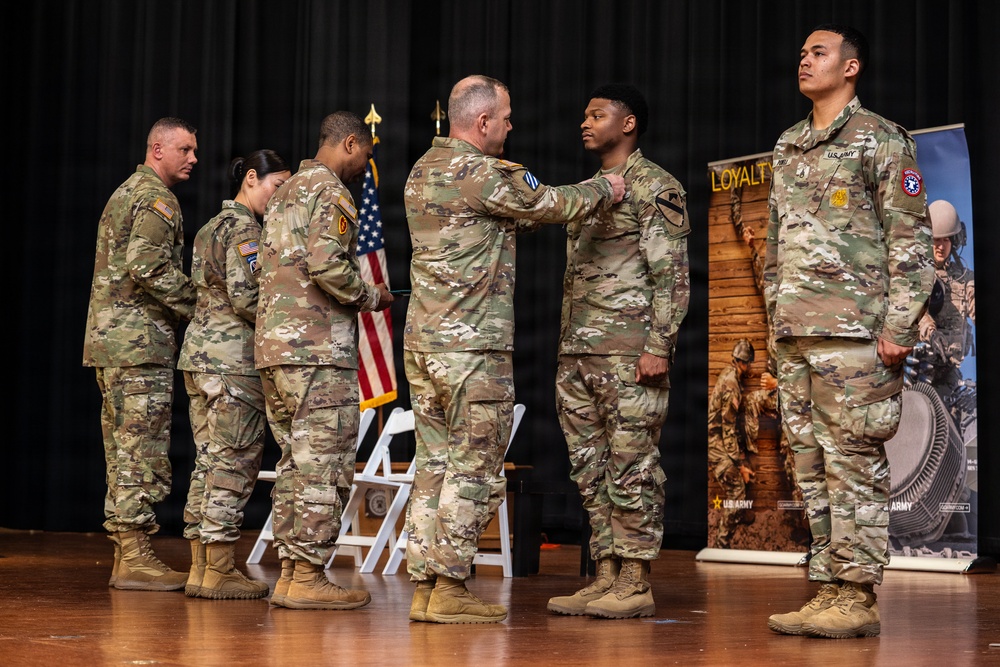 U.S. Army Recruiting and Retention College graduation ceremony