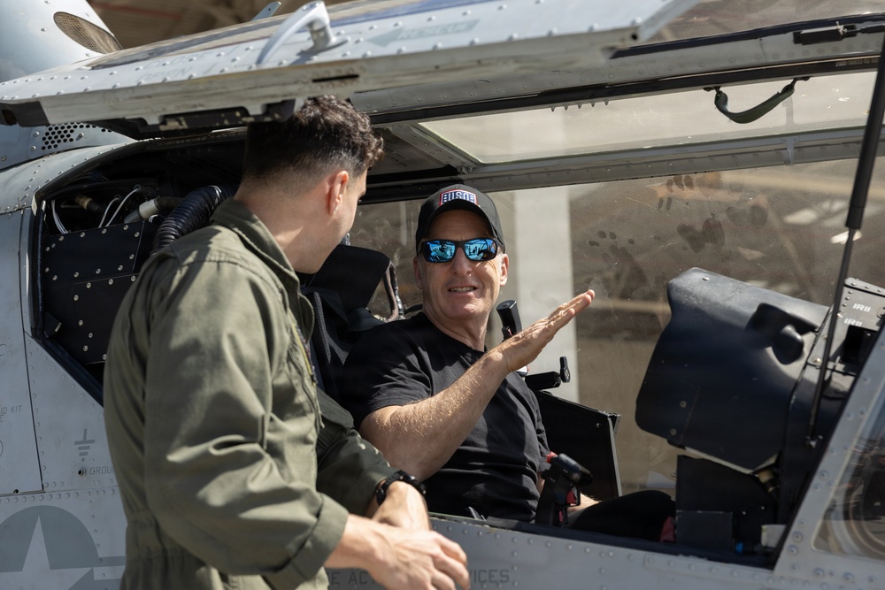 Bob Odenkirk and Derek Kolstad Visit Camp Pendleton