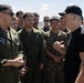 Bob Odenkirk and Derek Kolstad Visit Camp Pendleton