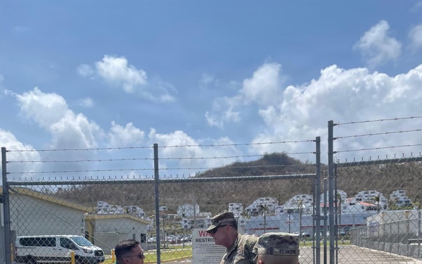 Army leaders assess Saipan site for typhoon response hub