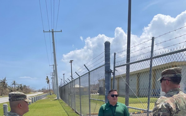 Army leaders assess Saipan site for typhoon response hub