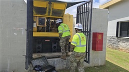 Army Reserve restores power to Saipan facility after tropical storm damage