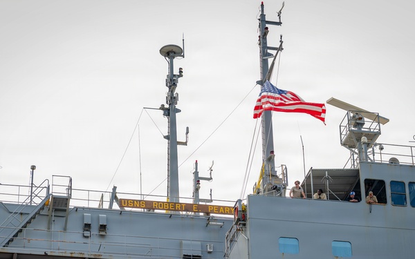 USNS Robert E. Peary Enables 4th Fleet Combat Readiness with 154-Day Deployment
