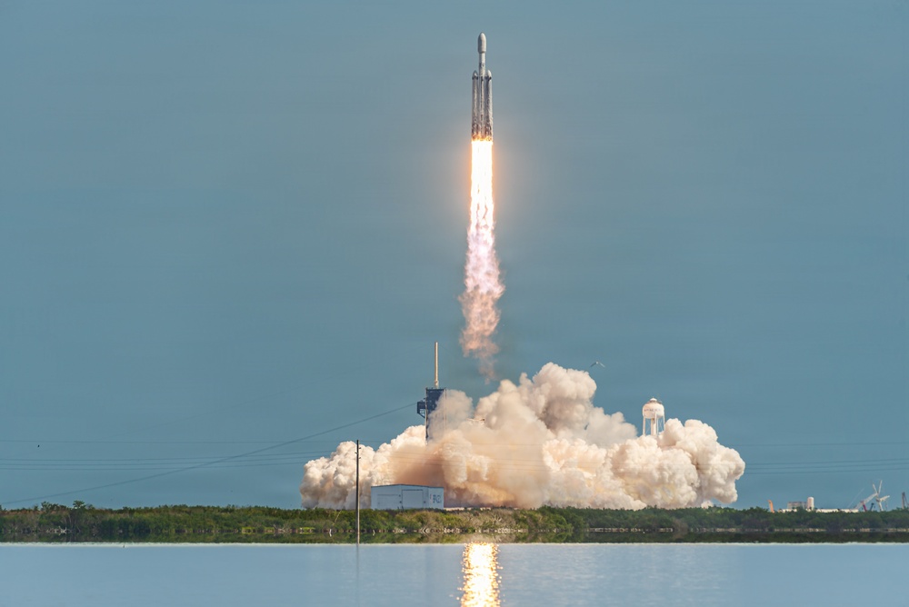 Falcon Heavy Launches ViaSat-3 F3 from Kennedy Space Center